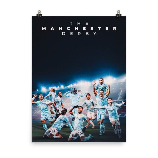 Manchester Derby Poster